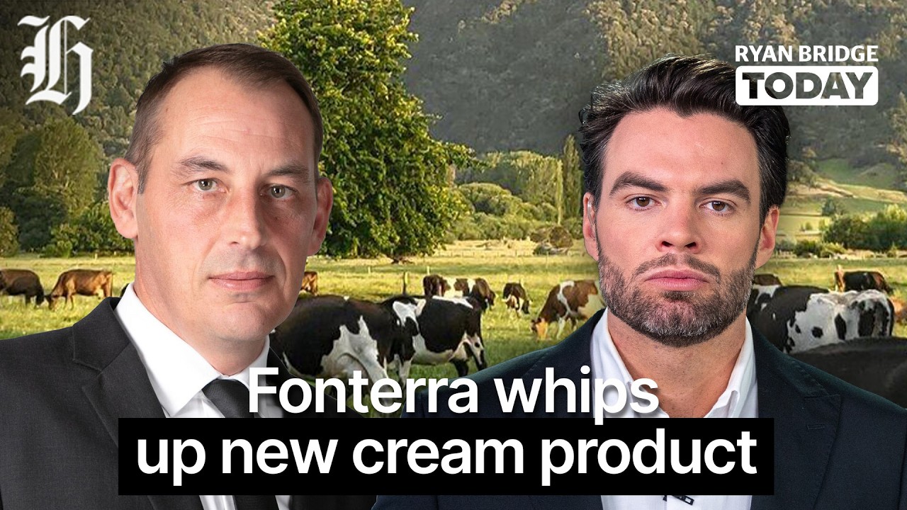 Fonterra whips up new cream product for Chinese market | Ryan Bridge TODAY