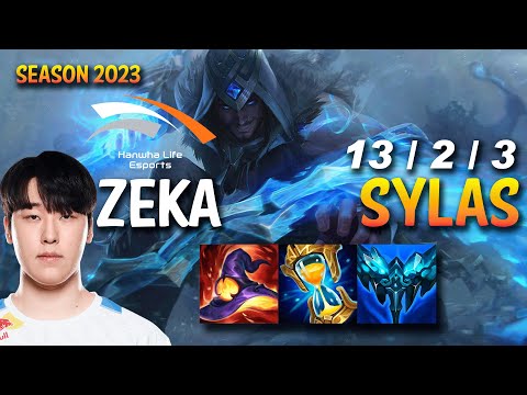 HLE Zeka SYLAS vs TRISTANA Mid - KR Ranked