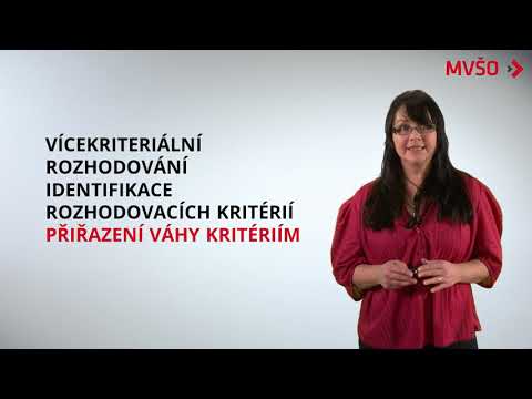 Vícekriteriální rozhodování | EDULAM