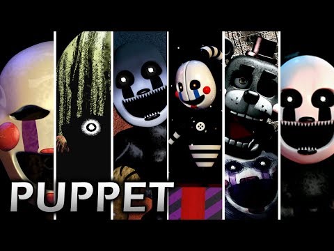 Evolution of Puppet in FNAF (2014-2018)