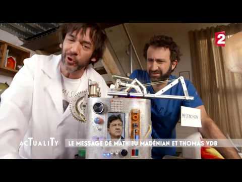 Mathieu Madénian et Thomas VDB inventent la machine à voter Mélenchon