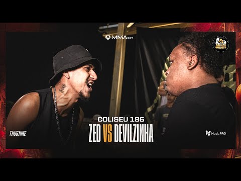 (ALTO NÍVEL 🔥) ZED X DEVILZINHA - BATALHA DO COLISEU - EDIÇÃO 186
