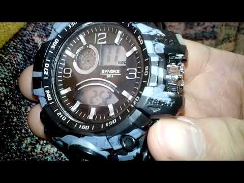 Как настроить китайские часы? SYNOKE 9014. Часы за 70 копеек.