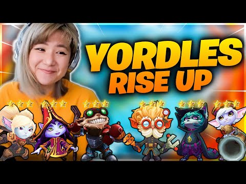 THE YORDLE WHISPERER IS BACK!! Farming the Lobby with My Golden Yordle Army - TFT Set 6 | Becca