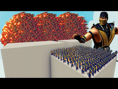 200x SCORPION + 1x GIANT vs EVERY GOD - Totally Accurate Battle Simulator TABS