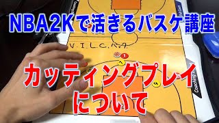 NBA2Kで活かせるバスケ講座#3:カッティングプレイについて