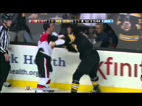 Zenon Konopka vs Adam McQuaid Jan 31, 2012