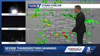 Severe weather update 9:28 p.m. October 23 2025