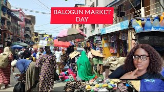 FOLLOW me to BALOGUN MARKET.| SHOPPING at Idumota market.#biggestmarketinnigeria #lagosislandmarket