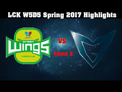 [Game Highlights] JAG vs SSG  Game 2 LCK Spring 2017 Week 5 Day 5 Jin Air Green Wings vs Samsung