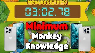 BTD6 Race Mobile Friendly Tutorial 📱 Minimum Monkey Knowledge 📱 Strolling through the Park Path