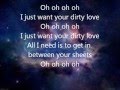 Dirty Love Kesha ft. Iggy Pop lyrics video 