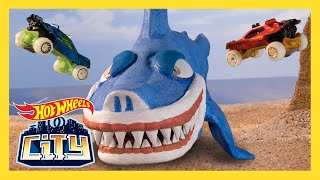 Le Scorpion Pique sa Crise /L'attaque du Requin | @Hot Wheels Français