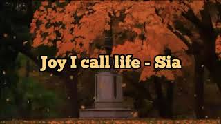 Sia - Joy I Call Life (Legenda/Tradução-PT)