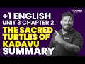 Plus One English Unit 3 Chapter 3 The Sacred Turtles Of Kadavu Summary Malayalam Shafi Sir Rans