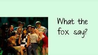 Glee - The Fox (Lyrics)