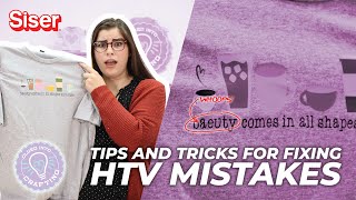 How to Fix Heat Transfer Vinyl Mistakes
