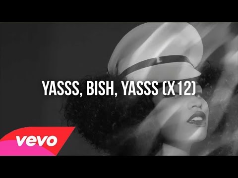 Nicki Minaj - Yasss Bish (ft Soulja Boy) [Lyrics Video]