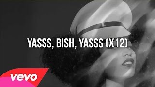 Nicki Minaj - Yasss Bish (ft Soulja Boy) [Lyrics Video]