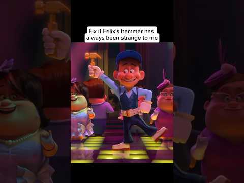 Felix’s Hammer Has a Dark Side😱😱😱 #wreckitralph #disney #wreckitralph2 #vanellope