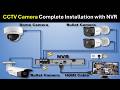 CCTV Camera Installation IP Camera NVR Installation Step By Step CCTV Camera Wiring Diagram