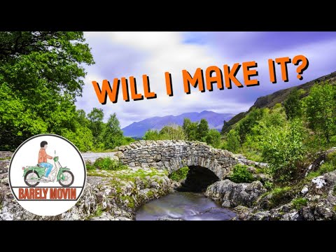 Lake District Tour Part 1, Ashness Bridge - Pennines - Cumbria - Honda C50 Supercub- 50CC Motorcycle