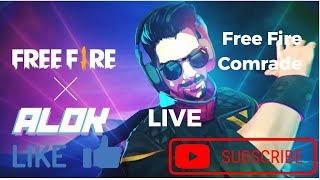 free fire live|| friend ship day special || rank push up to heroic || free fire comrade