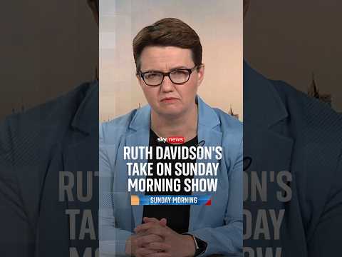 Ruth Davidson's take on Sunday Morning show
