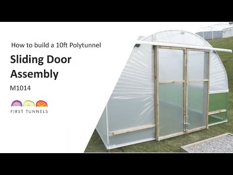 10ft Polytunnel | Sliding Door Assembly | M1014