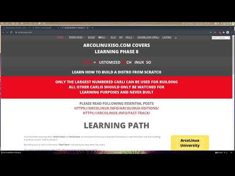 ArcoLinux : 2773 What is new video in ArcoLinux 22.04