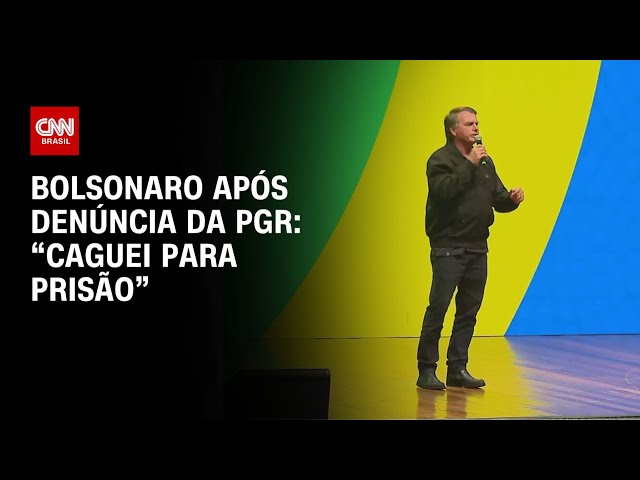 Bolsonaro após denúncia da PGR: “Caguei para prisão” | BASTIDORES CNN
