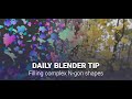 Daily Blender Secrets Filling Complex N Gon Shapes Like Leaves
