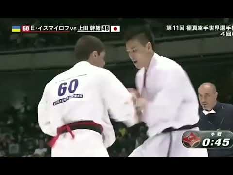 Mikio Ueda vs Eldar Ismailov - 11th World Open Karate Tournament 2015