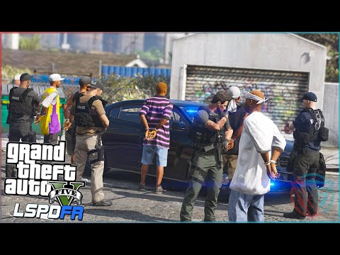Undercover Gang unit with 3 partners - unmarked charger - GTA 5 LSPDFR Ep.910