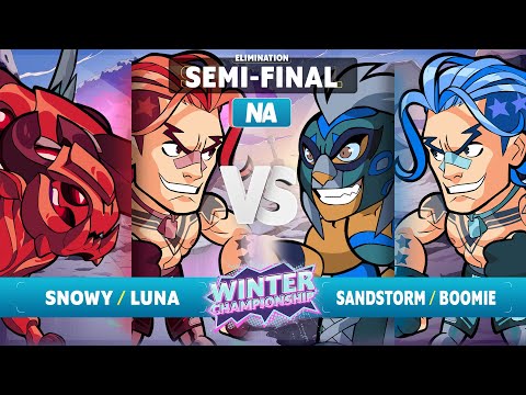 Snowy & luna vs. Sandstorm & Boomie - Elimination Semi-Final - Brawlhalla Winter Championship 2023