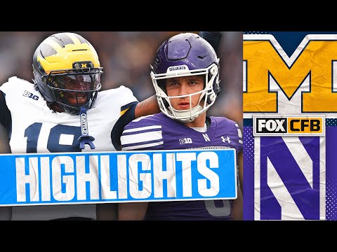 No. 18 Michigan Wolverines vs. Northwestern Wildcats | FOX College Football