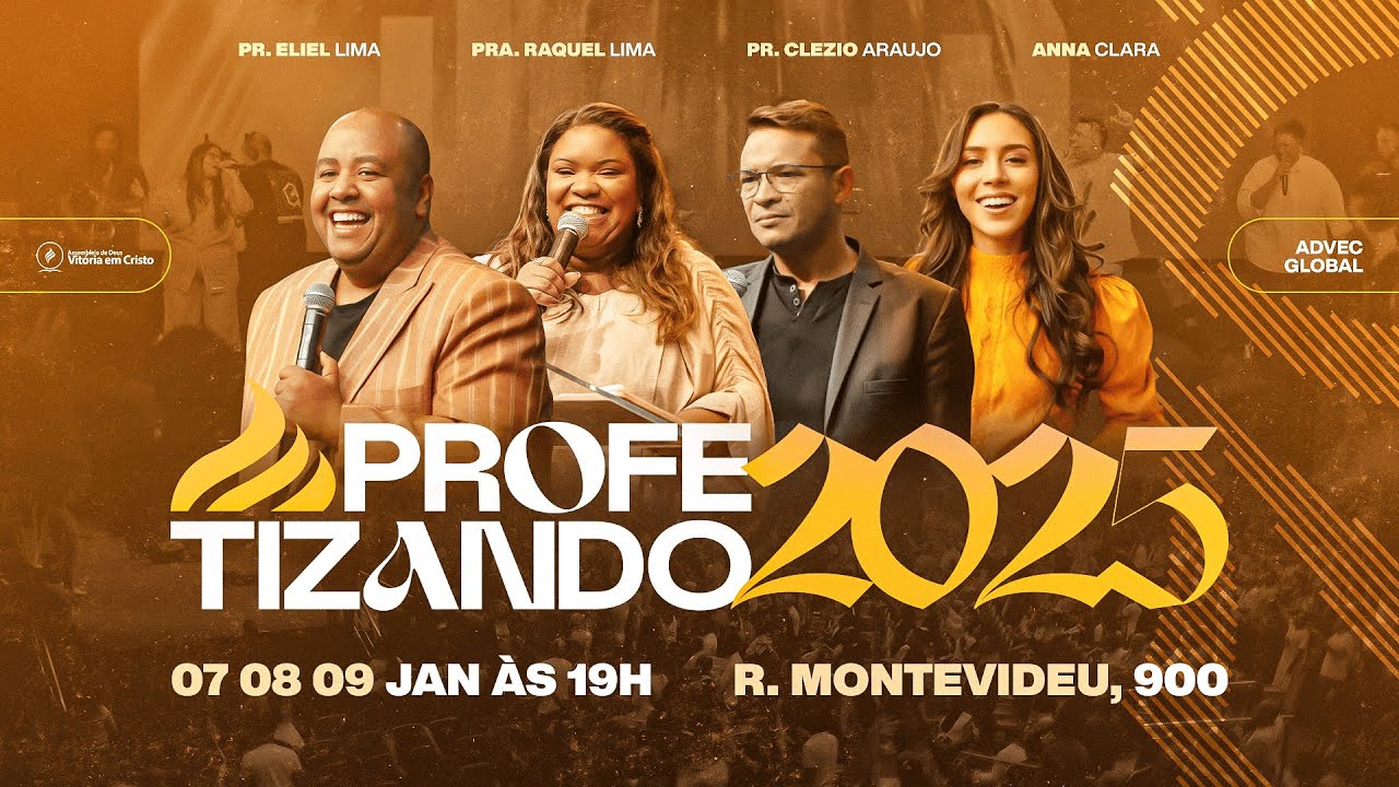 CONFERÊNCIA PROFETIZANDO 2025 | Prª Raquel Lima e Anna Clara | 07/01/25
