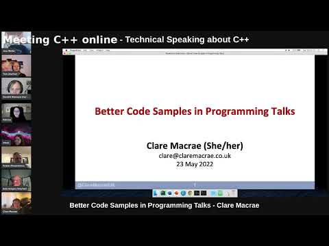 Better Code Samples in Programming Talks - Clare Macrae