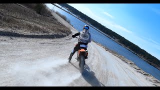 FPV Racing Drone chasing Motorcycle/ATV
