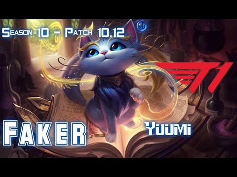 T1 Faker YUUMI vs KARMA Support - Patch 10.12 KR Ranked
