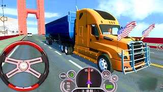 Truck Simulator USA: Los Angeles to San Francisco Gravel Transport - Android Gameplay