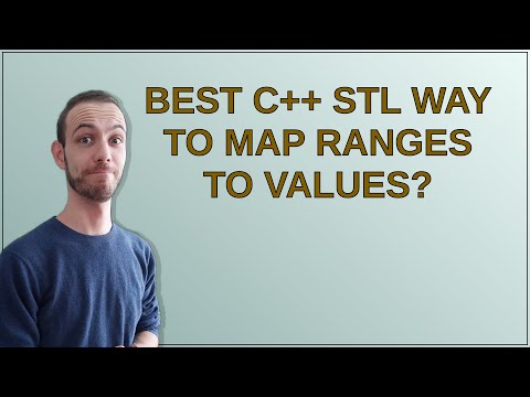 Best C++ STL way to map ranges to values?