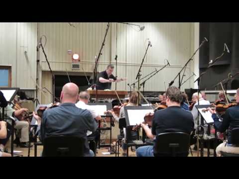 Concierto para piano  y orquesta de Cuerdas. Recording session
