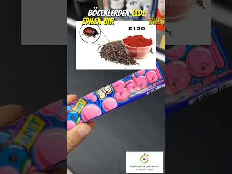 MEYVELİ SAKIZLARDAKİ GİZLİ TEHLİKE: KARMİN #çocukbeslenmesi #Karmin #şeker #sakız #diyetisyen