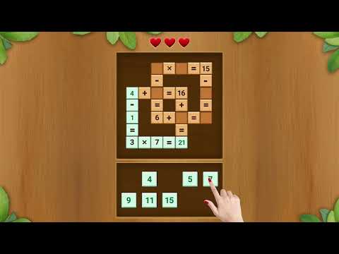 Cross Number: Math Game Puzzle
