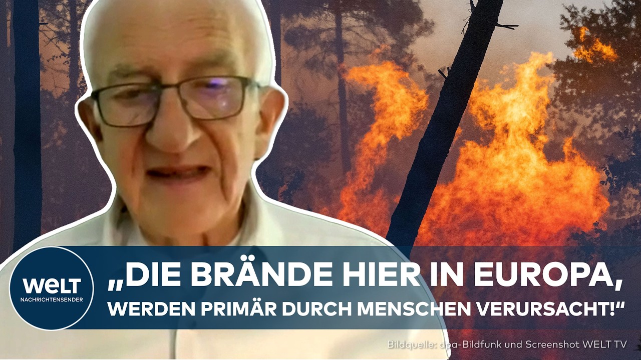 FEUER-ALARM IN EUROPA: „96 bis 98 Prozent sind menschengemacht“ – Goldammer warnt!