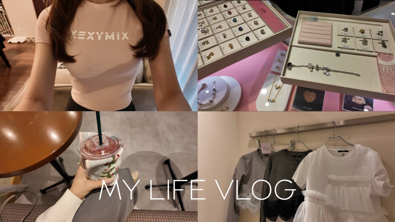 vlog | 春夏服・トレーニングウェア・PANDRA購入品紹介🌼White dayデート🕊️⋆.˚SORIN POP-UP