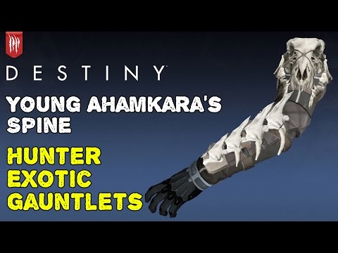 Destiny Young Ahamkaras Spine Exotic Hunter Gauntlets
