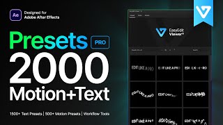2000 Presets Pro | Free Extension | Title Animations for After Effects