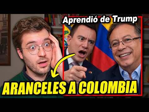 ECUADOR IMPONE ARANCELES DEL 30% A COLOMBIA. NOBOA COMETE UN ERROR.